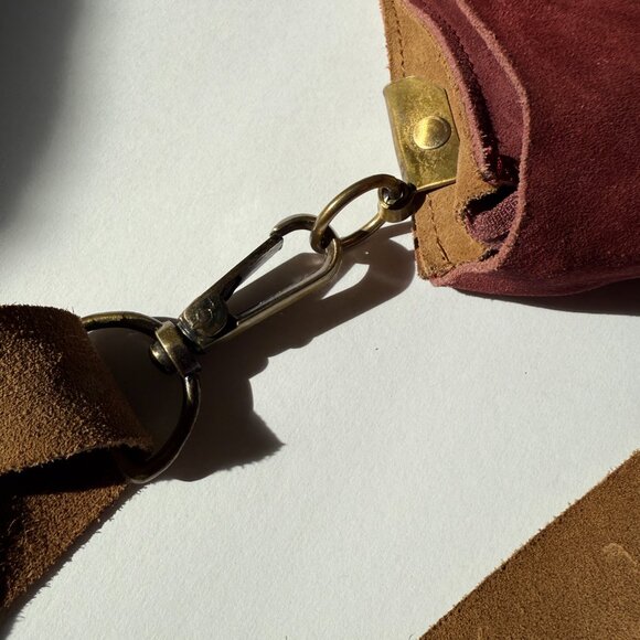 Mulberry Suede Leather Messenger Bag - Picture 11 of 12